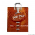 Lusdraagtas 'Artex', LDPE, wit ingekleurd, 60µ, 35 x 42 + 4 cm