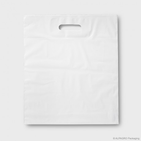 Patch handle carrier bag 'BLANCO'
